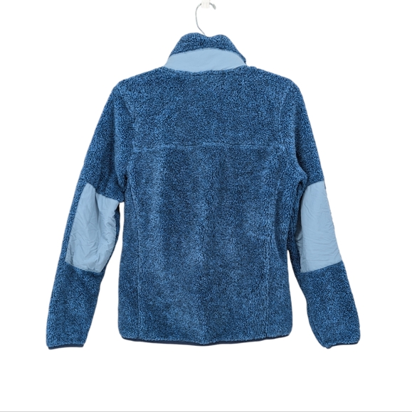 L.L. Bean Hi Pile Fleece Jacket Blue Size Small Women's - Picture 3 of 10